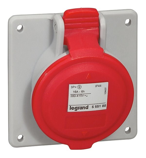 LEGRAND 555188Legrand P17 Tempra Pro eğik makina prizi, 400 V, 16A, 3P+T - IP44Legrand P17 Tempra Pro eğik makina prizi, 400 V, 16A, 3P+T{ubercoelektromarket}