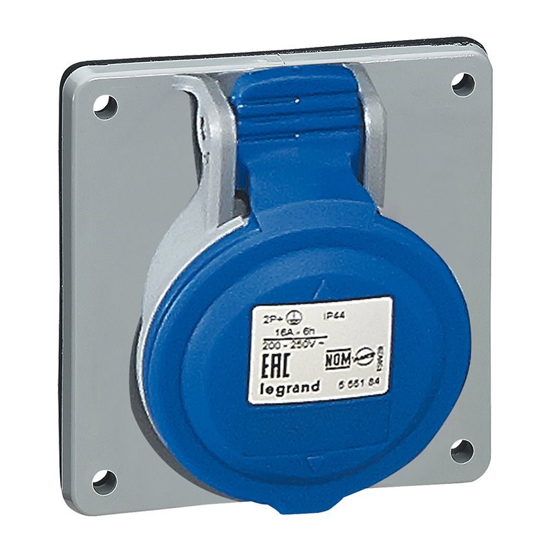 LEGRAND 555284Legrand P17 Tempra Pro eğik makina prizi, 230 V, 32A, 2P+T - IP44Legrand P17 Tempra Pro eğik makina prizi, 230 V, 32A, 2P+T{ubercoelektromarket}