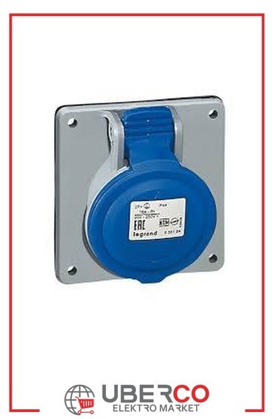 LEGRAND 555184Legrand P17 Tempra Pro eğik makina prizi, 230 V, 16A, 2P+T - IP44Legrand P17 Tempra Pro eğik makina prizi, 230 V, 16A, 2P+T{ubercoelektromarket}