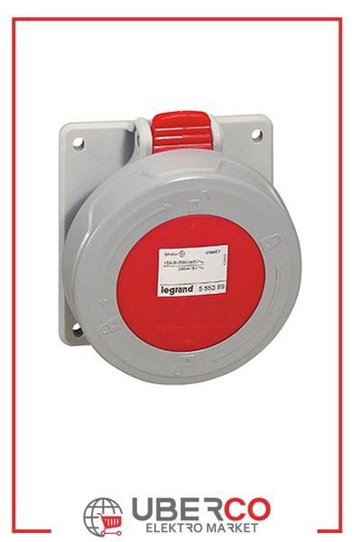 LEGRAND 555589Legrand P17 Tempra Pro eğik makina prizi, 400 V, 63A, 3P+N+T - IP67Legrand P17 Tempra Pro eğik makina prizi, 400 V, 63A, 3P+N+T{ubercoelektromarket}