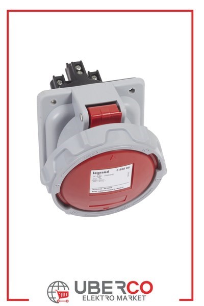 LEGRAND 555588Legrand P17 Tempra Pro eğik makina prizi, 400 V, 63A, 3P+T - IP67Legrand P17 Tempra Pro eğik makina prizi, 400 V, 63A, 3P+T{ubercoelektromarket}