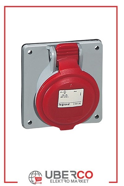 LEGRAND 555288Legrand P17 Tempra Pro eğik makina prizi, 400 V, 32A, 3P+T - IP44Legrand P17 Tempra Pro eğik makina prizi, 400 V, 32A, 3P+T{ubercoelektromarket}