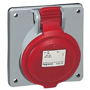 LEGRAND 555288Legrand P17 Tempra Pro eğik makina prizi, 400 V, 32A, 3P+T - IP44Legrand P17 Tempra Pro eğik makina prizi, 400 V, 32A, 3P+T{ubercoelektromarket}