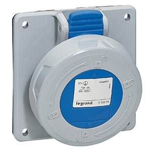 LEGRAND 555384Legrand P17 Tempra Pro eğik makina prizi, 230 V, 16A, 2P+T - IP67Legrand P17 Tempra Pro eğik makina prizi, 230 V, 16A, 2P+T{ubercoelektromarket}