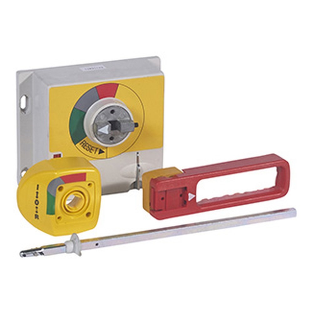 LEGRAND 026284Legrand DPX³ 1600 pano kapağına monte dönen kumanda kolu sarı kırmızıLegrand Pano kapağına montaj{ubercoelektromarket}