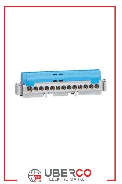 LEGRAND 004844Legrand Pano Tipi Klemens - İzoleli Raya Montaj - Nötr (Mavi) - Kapasite 1x6 ila 252, 12x1,5 ila 162 - Uzunluk 113 mmLegrand Pano Tipi Klemens - İzoleli Raya Montaj - Nötr{ubercoelektromarket}