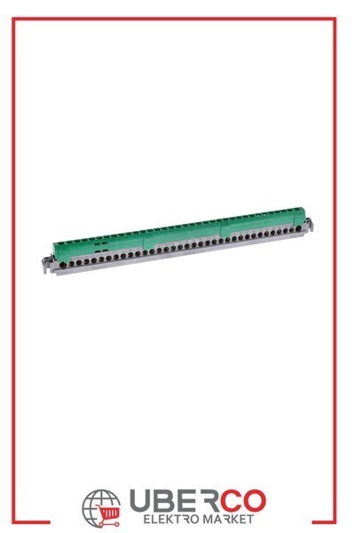 LEGRAND 004838Legrand Pano Tipi Klemens - İzoleli Raya Montaj - Toprak (Yeşil) - Kapasite 2x6 ila 252, 33x1,5 ila 162 - Uzunluk 276 mmLegrand Pano Tipi Klemens - İzoleli Raya Montaj - Toprak{ubercoelektromarket}