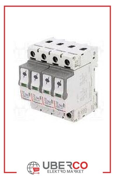 LEGRAND 412273Legrand Parafudr - Ana Dağıtım Pano - T1+T2 - Kutup: 4K - I total(kA) 10/350: 50 kA - Up: 1,5kV - Uc: 320V~Legrand Parafudr - Ana Dağıtım Pano - T1+T2 - Kutup: 4K - I{ubercoelektromarket}