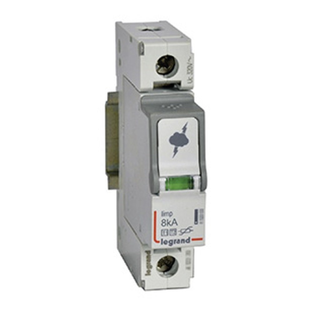 LEGRAND 412250Legrand Parafudr - Ana Dağıtım Pano - T1+T2 - Kutup: 1K - I total(kA) 10/350: 8 kA - Up: 1,5kV - Uc: 320V~Legrand Parafudr - Ana Dağıtım Pano - T1+T2 - Kutup: 1K - I{ubercoelektromarket}