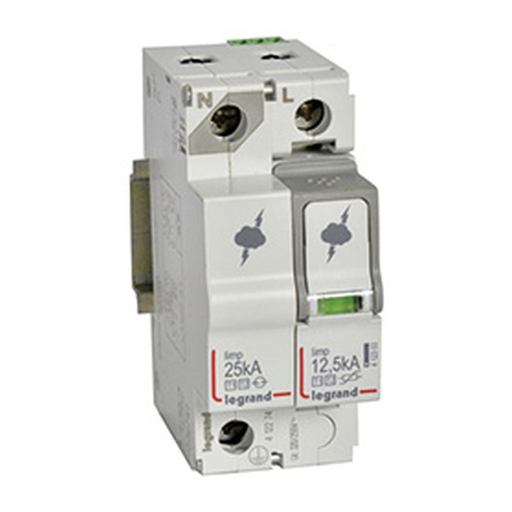 LEGRAND 412274Legrand Parafudr - Ana Dağıtım Pano - T1+T2 - Kutup: 1K+N - I total(kA) 10/350: 25 kA - Up: 1,5kV - Uc: 320V~Legrand Parafudr - Ana Dağıtım Pano - T1+T2 - Kutup: 1K+N{ubercoelektromarket}