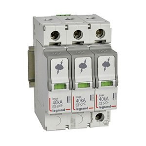 LEGRAND 412232Legrand Parafudr - Sayaç Sonrası Kullanım İçin - T2 - Kutup: 3K - Imax(kA) 8/20: 40 kA - Up: 2,1kV - Uc: 440V~ - IT topraklama sistemine uygunLegrand Parafudr - Sayaç Sonrası Kullanım İçin - T2{ubercoelektromarket}