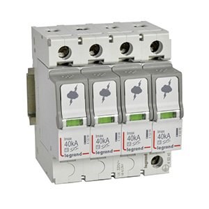 LEGRAND 412243Legrand Parafudr - Sayaç Sonrası Kullanım İçin - T2 - Kutup: 4K - Imax(kA) 8/20: 40 kA - Up: 1,7kV - Uc: 320V~Legrand Parafudr - Sayaç Sonrası Kullanım İçin - T2{ubercoelektromarket}