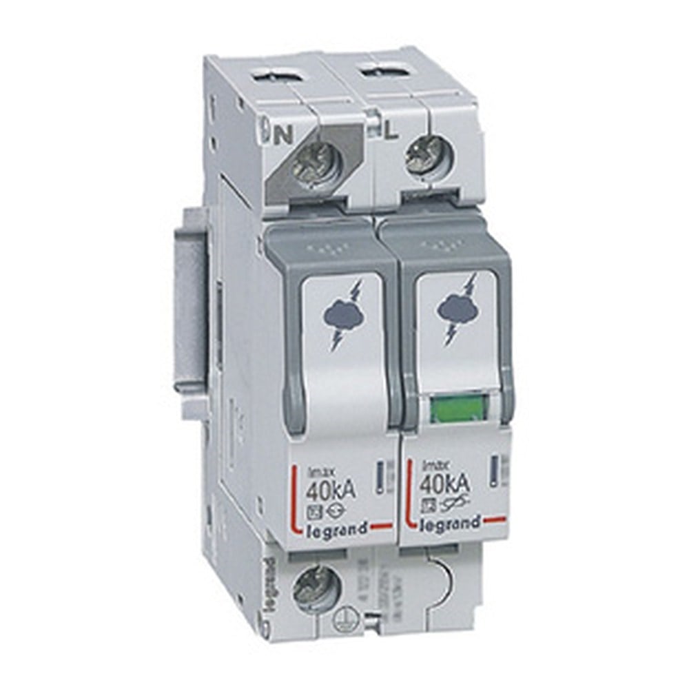 LEGRAND 412244Legrand Parafudr - Sayaç Sonrası Kullanım İçin - T2 - Kutup: 1K+N - Imax(kA) 8/20: 40 kA - Up: 1,7kV - Uc: 320V~Legrand Parafudr - Sayaç Sonrası Kullanım İçin - T2 - Kutup:{ubercoelektromarket}
