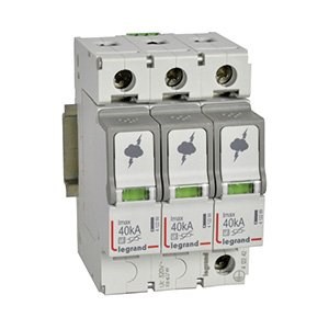 LEGRAND 412242Legrand Parafudr - Sayaç Sonrası Kullanım İçin - T2 - Kutup: 3K - Imax(kA) 8/20: 40 kA - Up: 1,7kV - Uc: 320V~Legrand Parafudr - Sayaç Sonrası Kullanım İçin - T2{ubercoelektromarket}