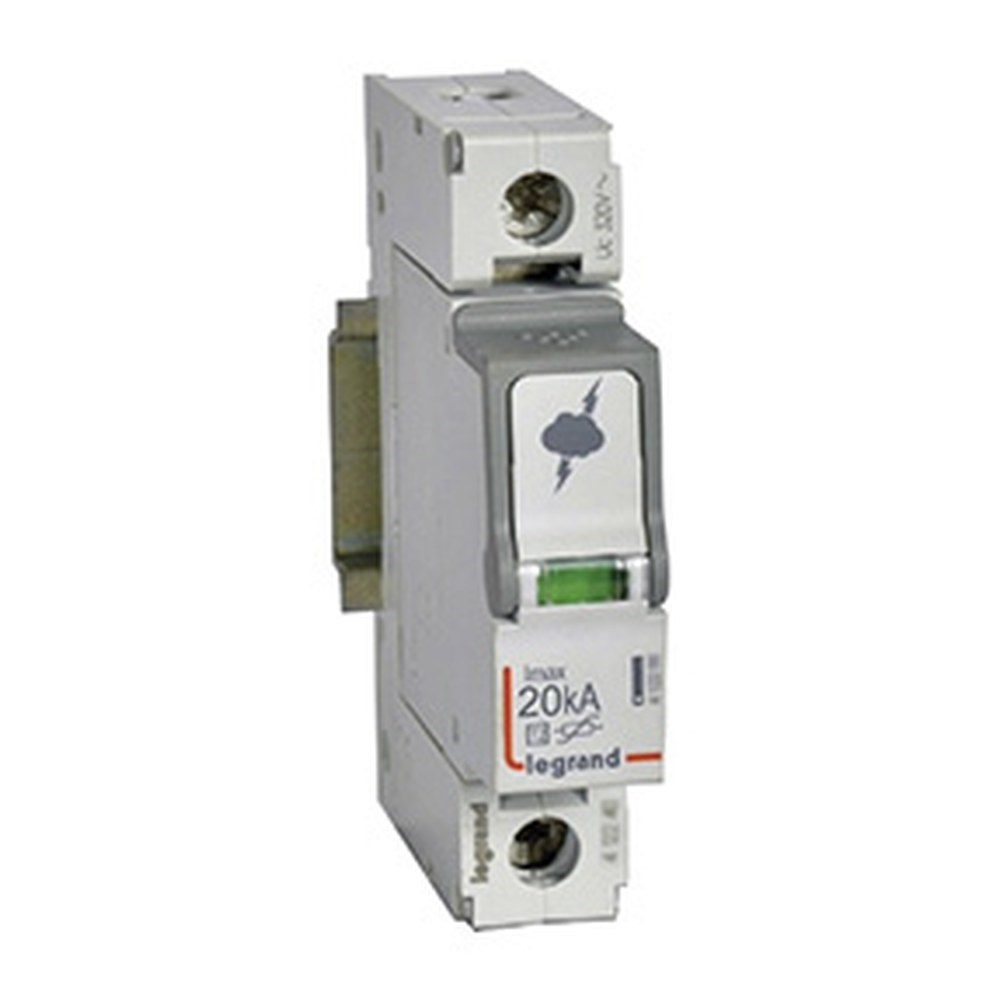 LEGRAND 412220Legrand Parafudr - Sayaç Sonrası Kullanım İçin - T2 - Kutup: 1K - Imax(kA) 8/20: 20 kA - Up: 1,2kV - Uc: 320V~ (4 122 20)Legrand Parafudr - Sayaç Sonrası Kullanım İçin - T2{ubercoelektromarket}