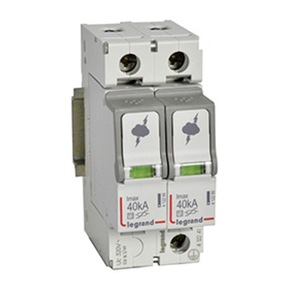 LEGRAND 412241Legrand Parafudr - Sayaç Sonrası Kullanım İçin - T2 - Kutup: 2K - Imax(kA) 8/20: 40 kA - Up: 1,7kV - Uc: 320V~Legrand Parafudr - Sayaç Sonrası Kullanım İçin - T2{ubercoelektromarket}