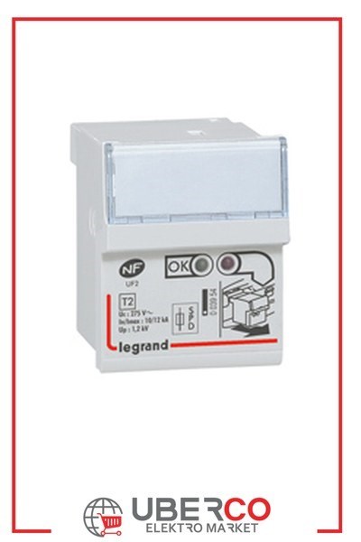 LEGRAND 003954Legrand Dahili sigortalı parafudr için yedek modül Ref. 0 039 51/53Legrand Parafudr - Yedek Kartuş - Uyumlu Ref: 0 039 51-53{ubercoelektromarket}