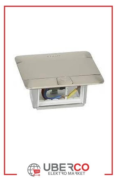 LEGRAND 054020Legrand Pop-up Donatılabilir Döşeme Altı Buat - Satine Çelik, 3 ModülLegrand Pop-up Donatılabilir Döşeme Altı Buat - Satine{ubercoelektromarket}