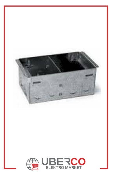 LEGRAND 054003Legrand 8 (2x4) modül Donatılabilir masa veya döşeme altı buat için şap altı metal buatLegrand Pop-up Şap Altı Beton Zemin Döşeme Altı Buat{ubercoelektromarket}