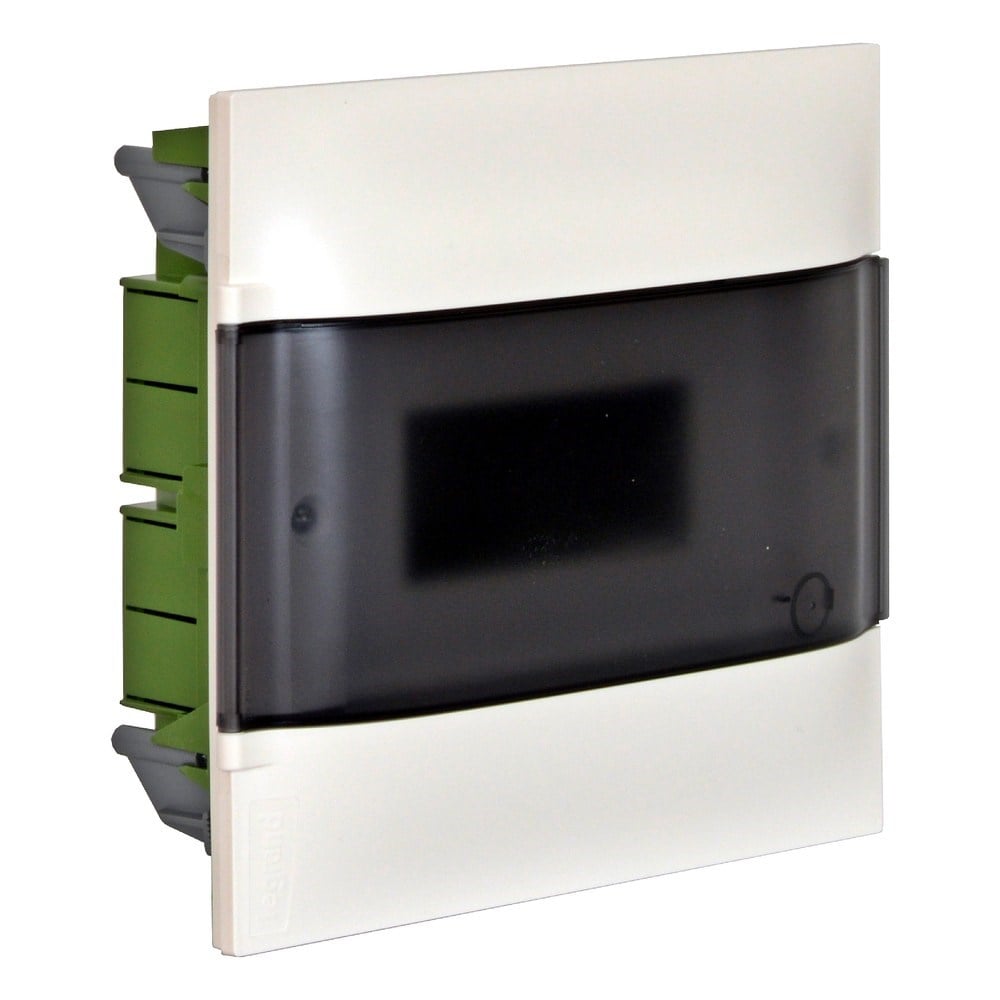 LEGRAND 134018Legrand Practıbox S Sıva Altı Sigorta Kutusu - 8M (1 Sıra x 8M) - Kapak Rengi Şeffaf - 256x225x102 mmLegrand Practıbox S Sıva Altı Sigorta Kutusu - 8M (1 Sıra x{ubercoelektromarket}