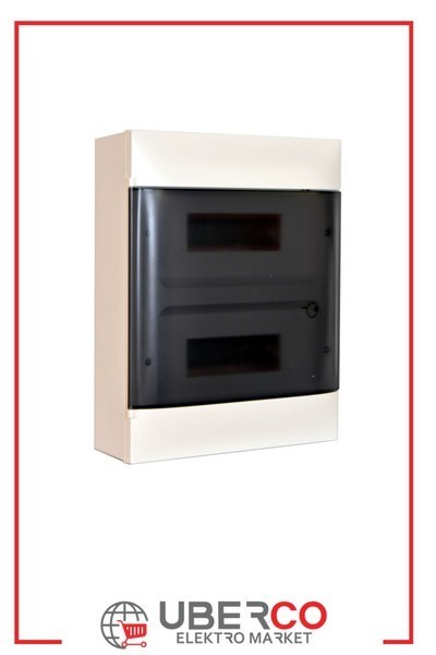 LEGRAND 135112Legrand Practıbox S Sıva Üstü Sigorta Kutusu - 24M (2 Sıra x 12M) - Kapak Rengi Şeffaf - 328x386x108 mmLegrand Practıbox S Sıva Üstü Sigorta Kutusu - 24M (2 Sıra x{ubercoelektromarket}