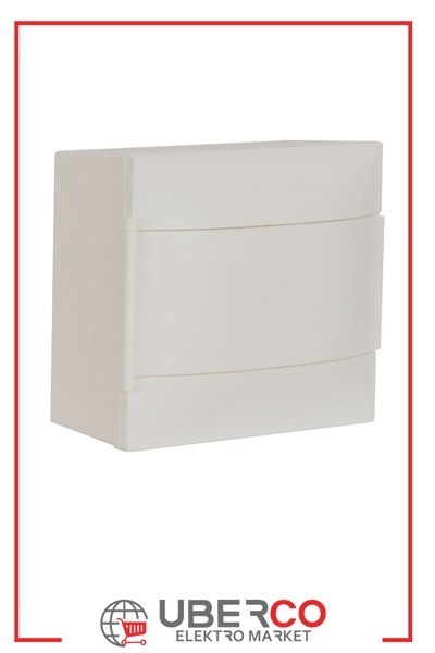 LEGRAND 134108Legrand Practıbox S Sıva Üstü Sigorta Kutusu - 8M (1 Sıra x 8M) - Kapak Rengi Beyaz - 256x226x100 mmLegrand Practıbox S Sıva Üstü Sigorta Kutusu - 8M (1 Sıra x{ubercoelektromarket}