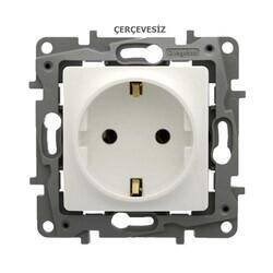 LEGRAND 767115Legrand Salbei serisi beyaz Çocuk korumalı Topraklı priz 230V 16ALegrand Prizler - Çocuk korumalı topraklı priz - Beyaz{ubercoelektromarket}