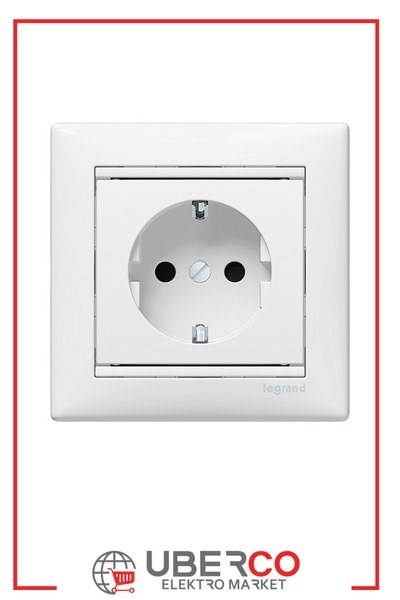 LEGRAND 774421Legrand Prizler - Çocuk korumalı topraklı priz - Beyaz (7 744 21)Legrand Prizler - Çocuk korumalı topraklı priz - Beyaz{ubercoelektromarket}