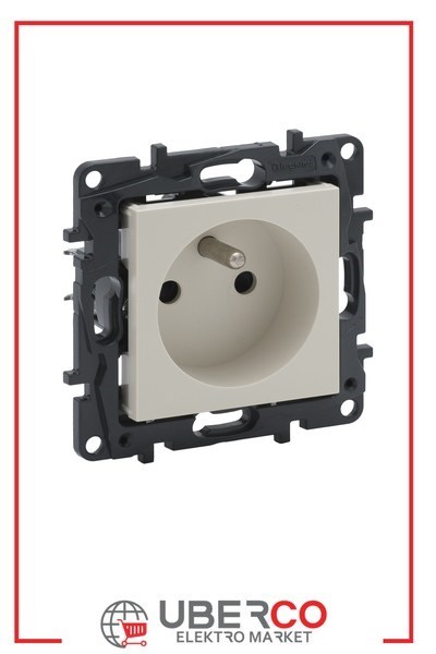 LEGRAND 768417Legrand Prizler - Fransız standardı topraklı priz (UPS) - KremLegrand Prizler - Fransız standardı topraklı priz (UPS){ubercoelektromarket}