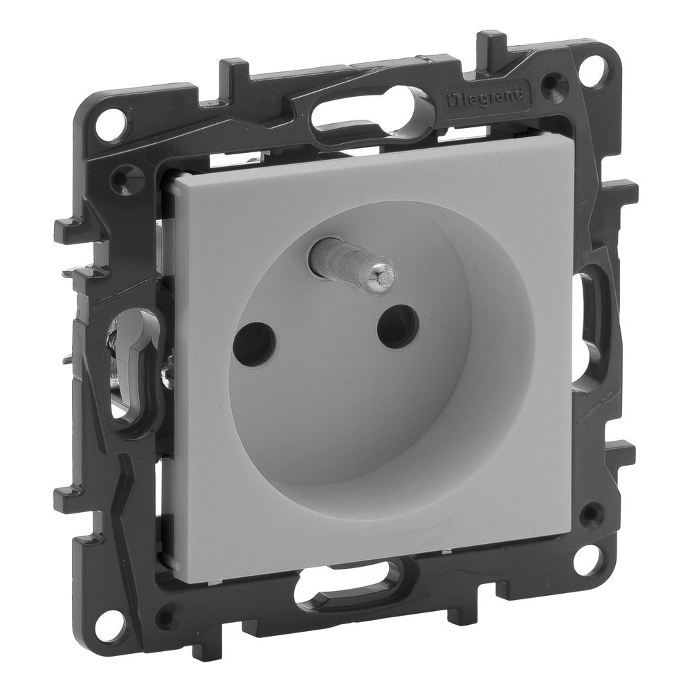 LEGRAND 768217Legrand Prizler - Fransız standardı topraklı priz (UPS) - AlüminyumLegrand Prizler - Fransız standardı topraklı priz (UPS){ubercoelektromarket}