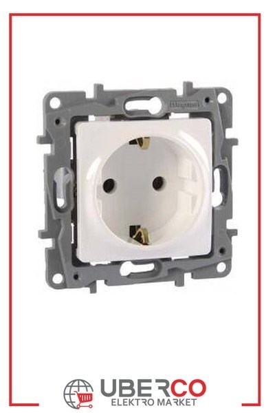 LEGRAND 767417Legrand Salbei serisi bej fransız standartı topraklı priz (UPS prizi) 16ALegrand Prizler - Fransız standardı topraklı priz (UPS){ubercoelektromarket}