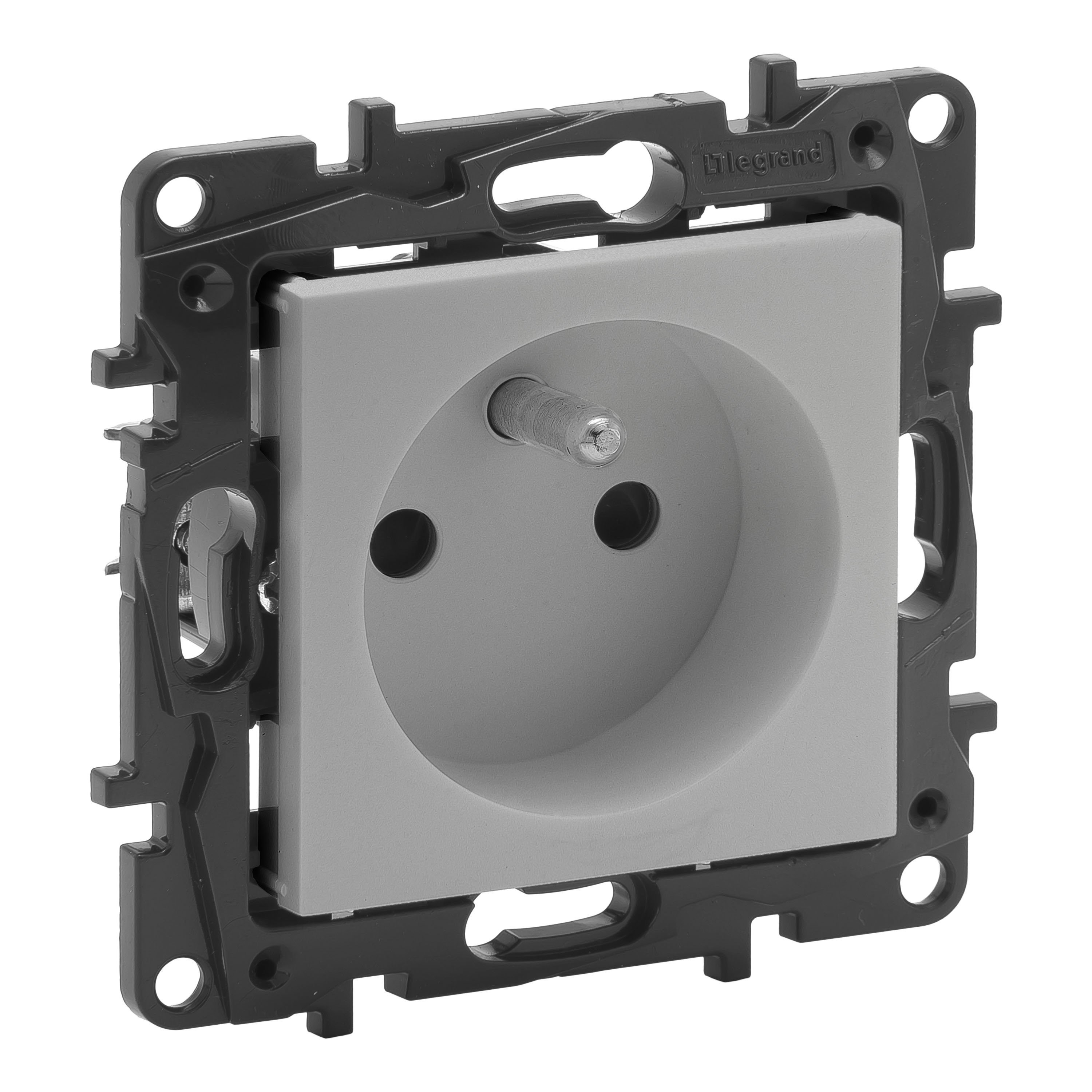 LEGRAND 768217Legrand Prizler - Fransız standardı topraklı priz (UPS) - AlüminyumLegrand Prizler - Fransız standardı topraklı priz (UPS){ubercoelektromarket}