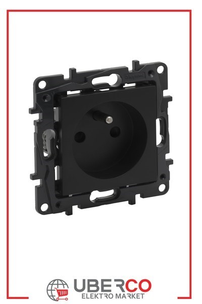LEGRAND 768617Legrand Prizler - Fransız standardı topraklı priz (UPS) - SiyahLegrand Prizler - Fransız standardı topraklı priz (UPS){ubercoelektromarket}