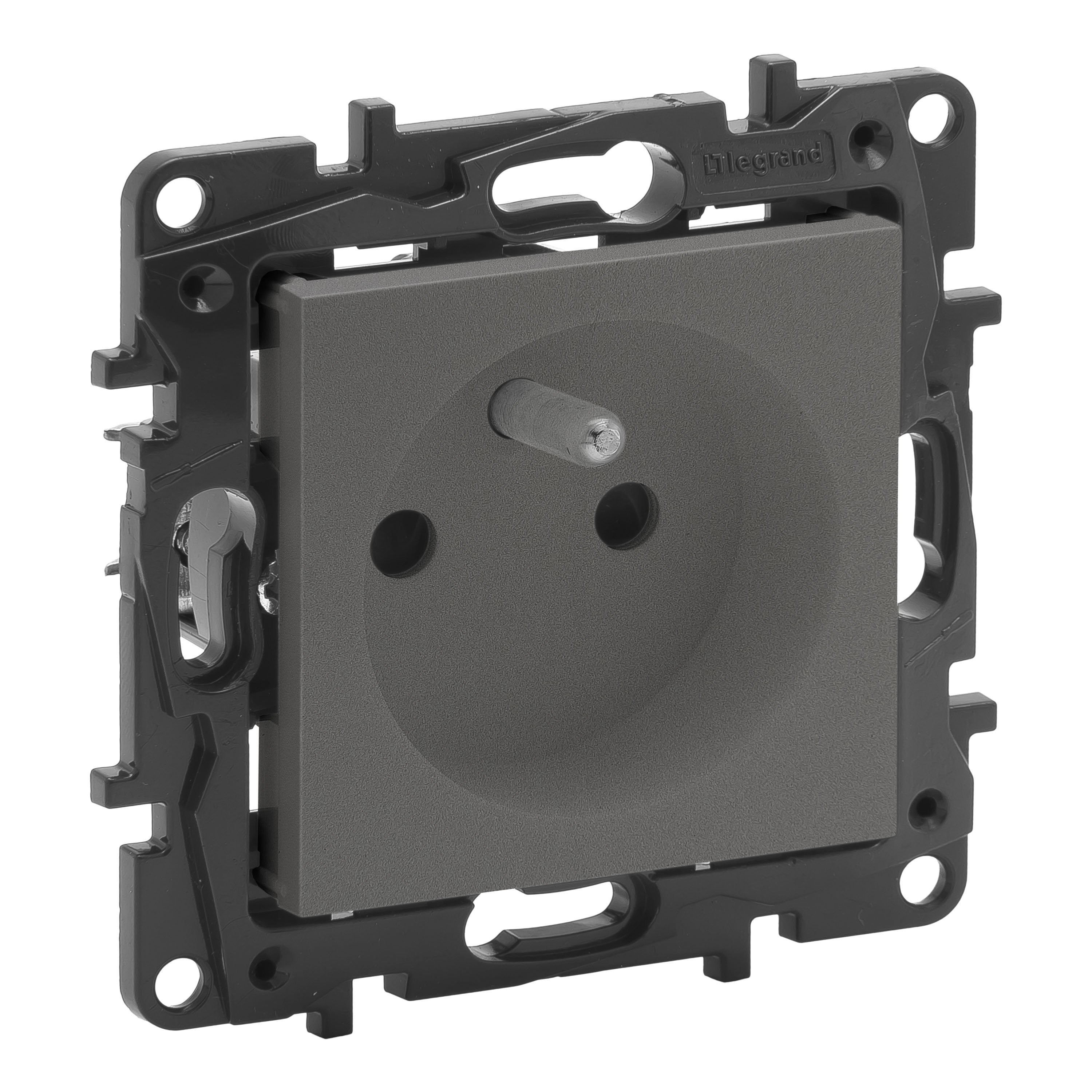 LEGRAND 768817Legrand Prizler - Fransız standardı topraklı priz (UPS) - TitanyumLegrand Prizler - Fransız standardı topraklı priz (UPS){ubercoelektromarket}