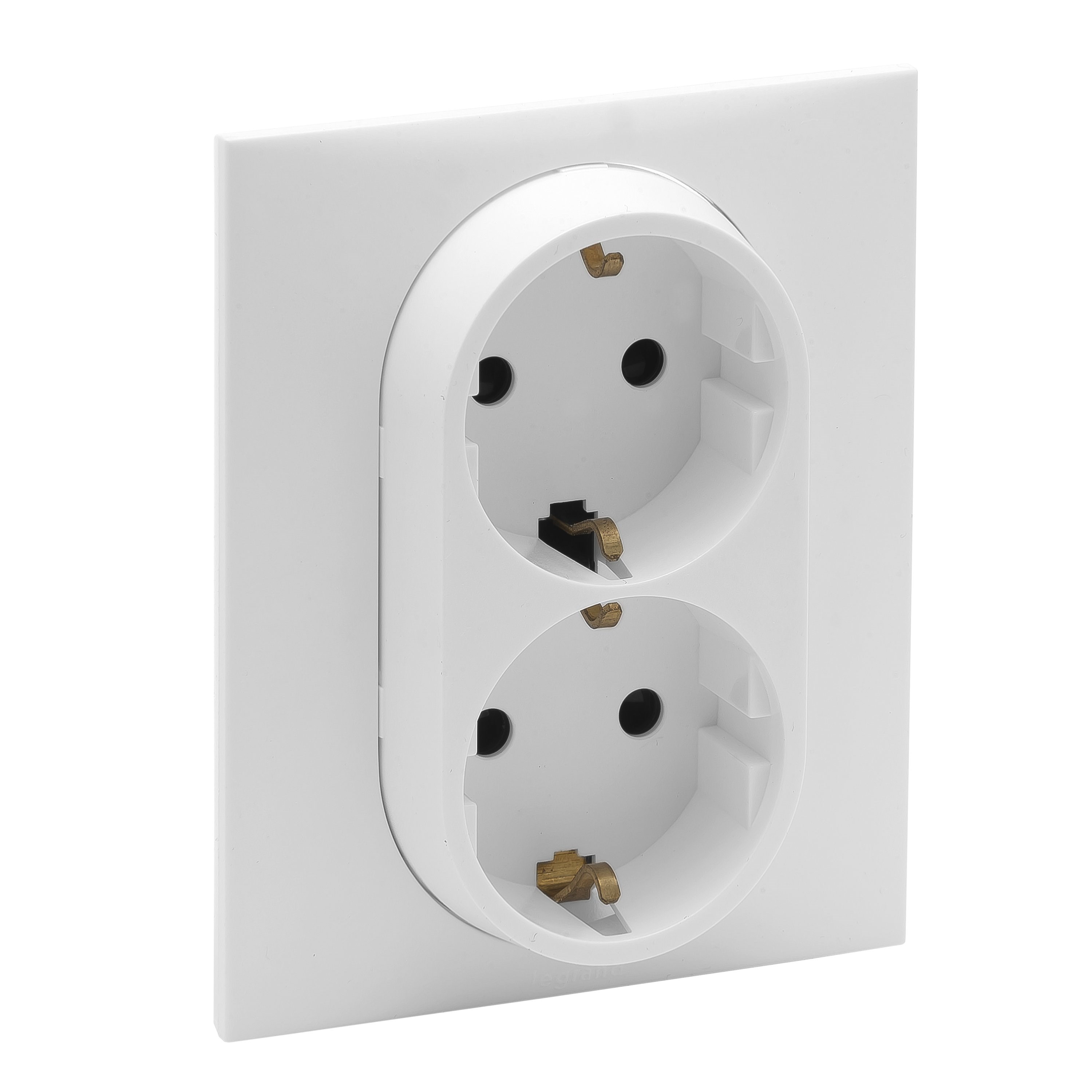 LEGRAND 768116Legrand Prizler - İkili topraklı priz - Beyaz (7 681 16)Legrand Prizler - İkili topraklı priz - Beyaz{ubercoelektromarket}