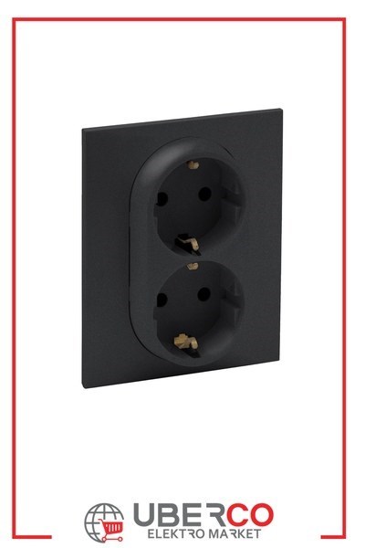 LEGRAND 768316Legrand Prizler - İkili topraklı priz - FümeLegrand Prizler - İkili topraklı priz - Füme{ubercoelektromarket}