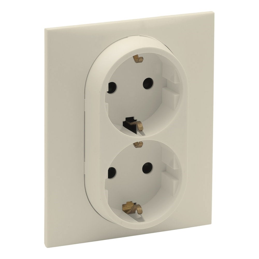 LEGRAND 768416Legrand Prizler - İkili topraklı priz - KremLegrand Prizler - İkili topraklı priz - Krem{ubercoelektromarket}