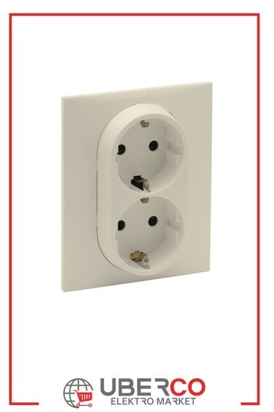 LEGRAND 768416Legrand Prizler - İkili topraklı priz - KremLegrand Prizler - İkili topraklı priz - Krem{ubercoelektromarket}