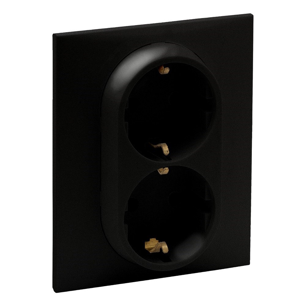 LEGRAND 768616Legrand Prizler - İkili topraklı priz - SiyahLegrand Prizler - İkili topraklı priz - Siyah{ubercoelektromarket}
