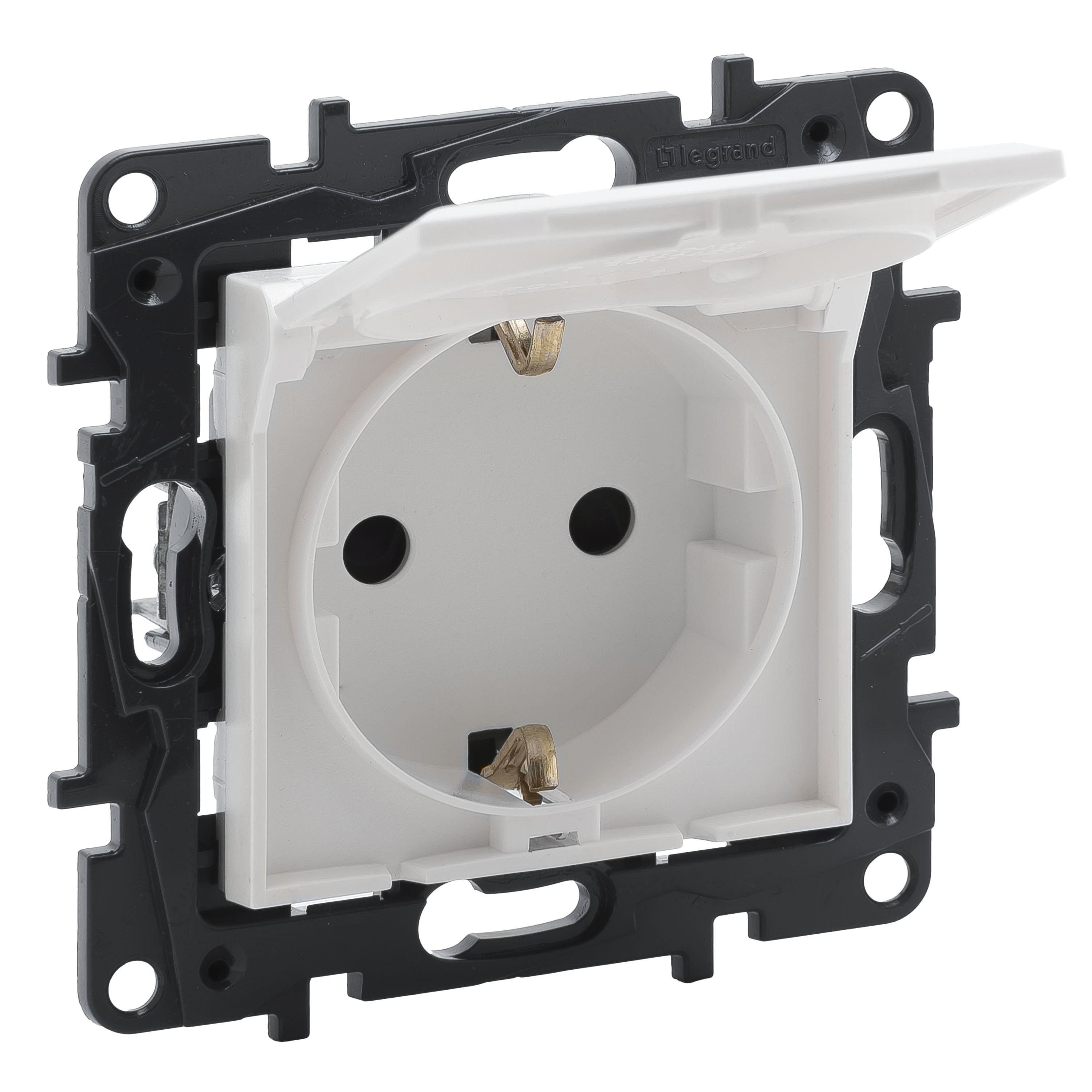 LEGRAND 768118Legrand Prizler - Kapaklı topraklı priz - Beyaz (7 681 18)Legrand Prizler - Kapaklı topraklı priz - Beyaz{ubercoelektromarket}