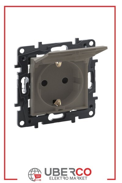 LEGRAND 768518Legrand Prizler - Kapaklı topraklı priz - BronzLegrand Prizler - Kapaklı topraklı priz - Bronz{ubercoelektromarket}