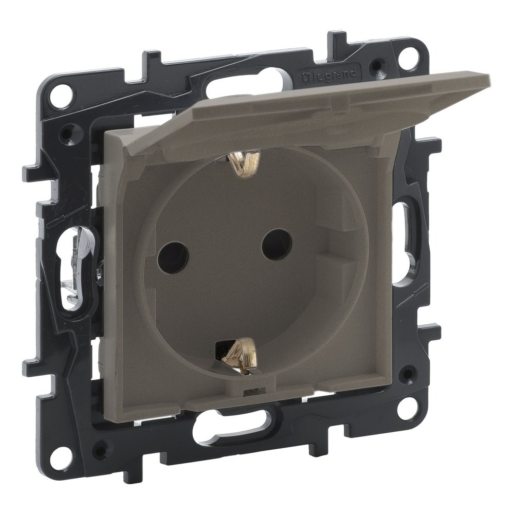 LEGRAND 768518Legrand Prizler - Kapaklı topraklı priz - BronzLegrand Prizler - Kapaklı topraklı priz - Bronz{ubercoelektromarket}