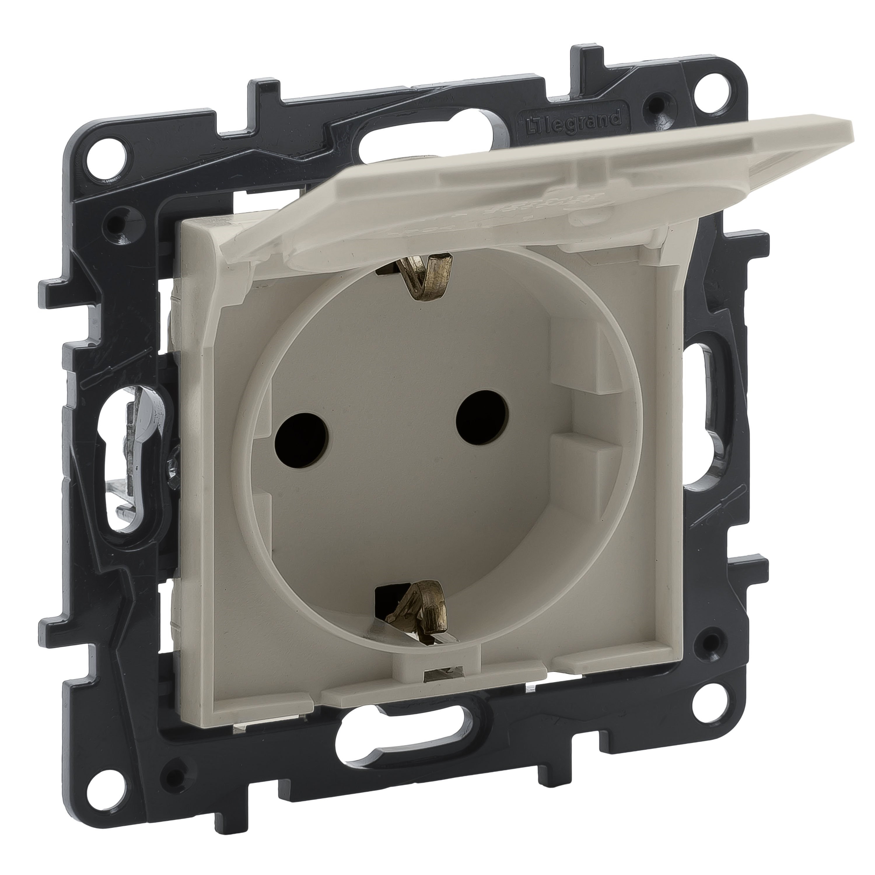 LEGRAND 768418Legrand Prizler - Kapaklı topraklı priz - KremLegrand Prizler - Kapaklı topraklı priz - Krem{ubercoelektromarket}