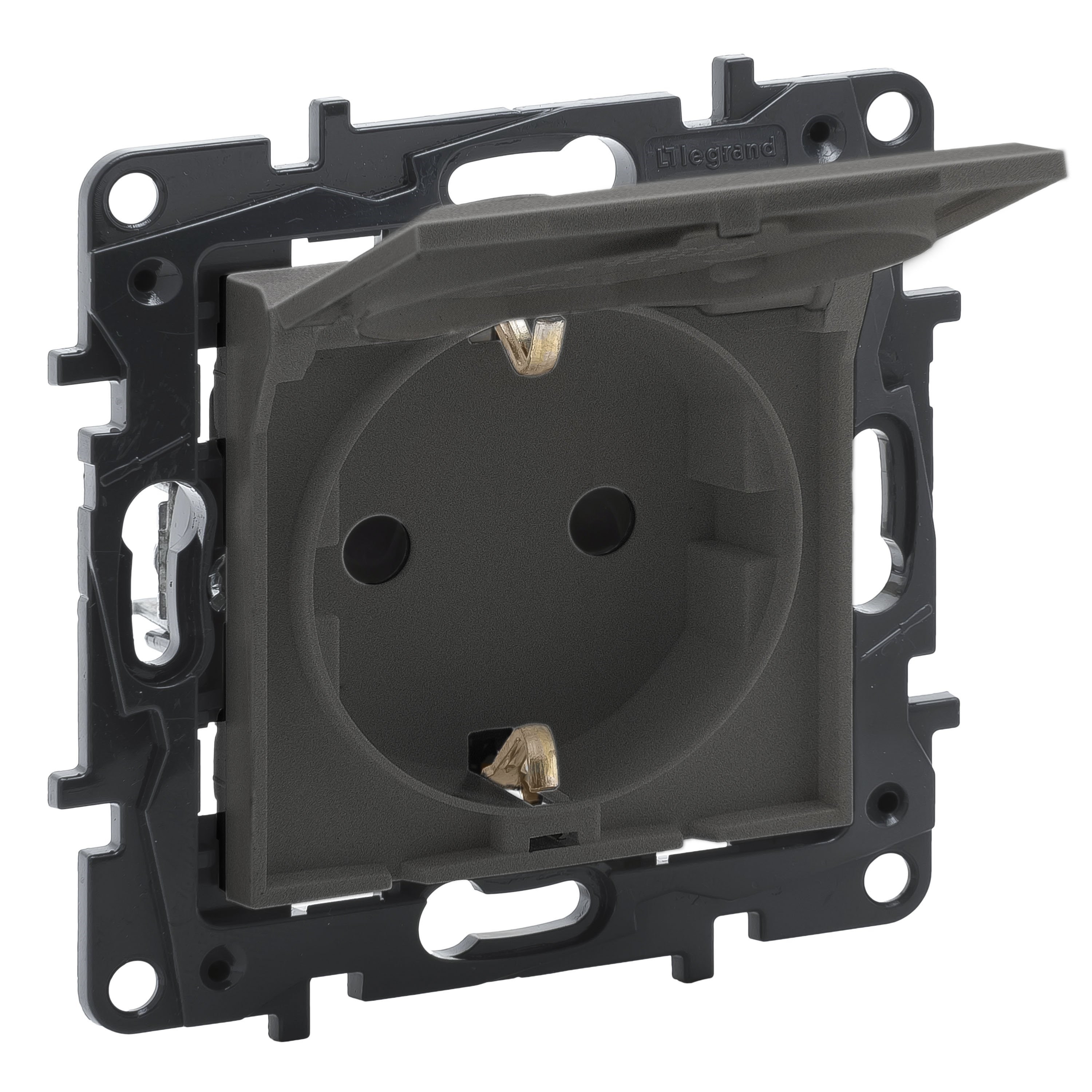 LEGRAND 768818Legrand Prizler - Kapaklı topraklı priz - TitanyumLegrand Prizler - Kapaklı topraklı priz - Titanyum{ubercoelektromarket}