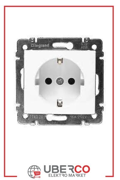 LEGRAND 774420Legrand Prizler - Topraklı priz - Beyaz (7 744 20)Legrand Prizler - Topraklı priz - Beyaz{ubercoelektromarket}
