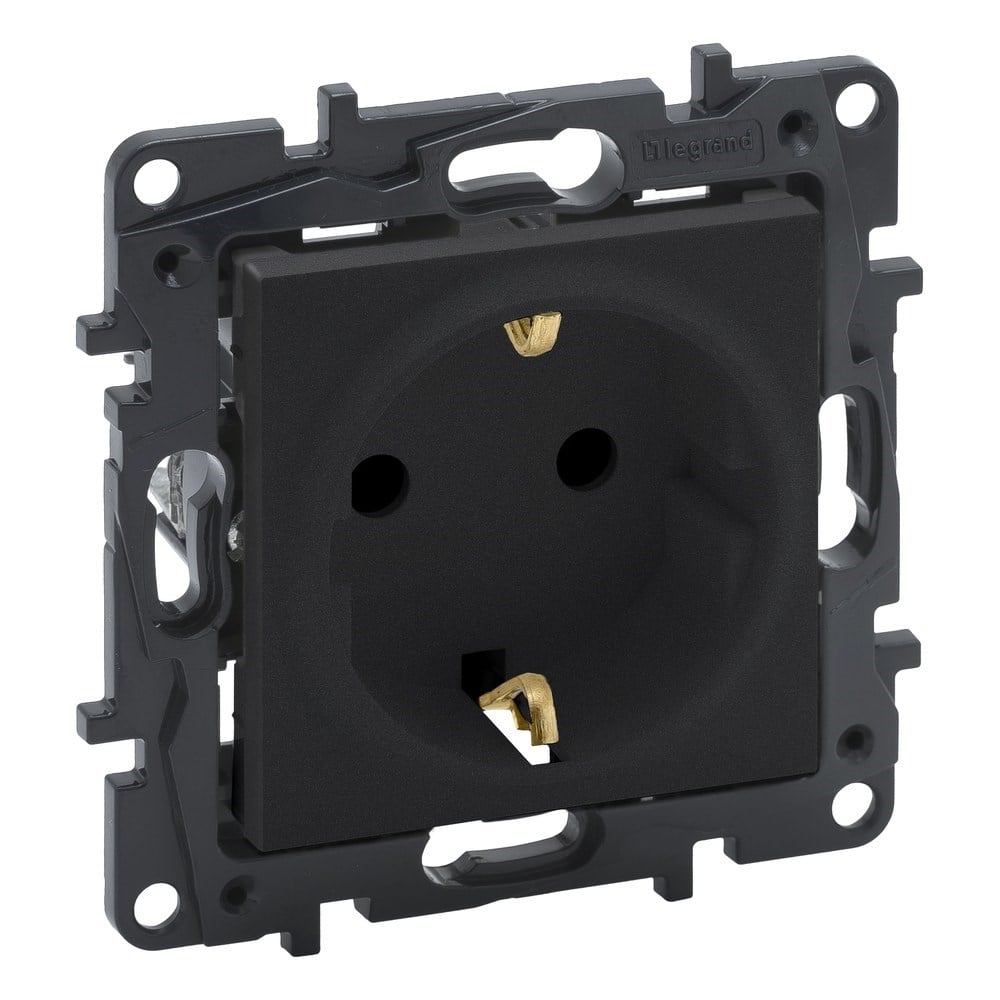 LEGRAND 768314Legrand Prizler - Topraklı priz - FümeLegrand Prizler - Topraklı priz - Füme{ubercoelektromarket}