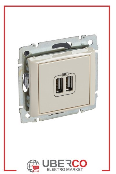 LEGRAND 774170Legrand Valena USB bej şarj prizi 2 çıkışlı 1500mA Direkt 220V AC giriş USB çıkışLegrand Prizler - USB şarj prizi - 2 çıkış - Bej{ubercoelektromarket}