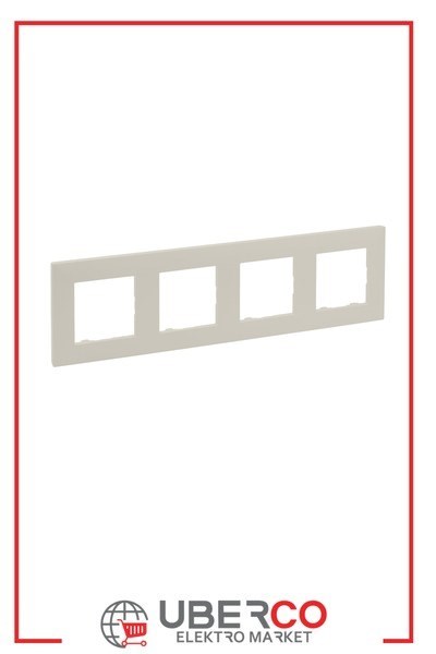 LEGRAND 768474Legrand Raventi Çerçeveler - Dörtlü - KremLegrand Raventi Çerçeveler - Dörtlü - Krem{ubercoelektromarket}