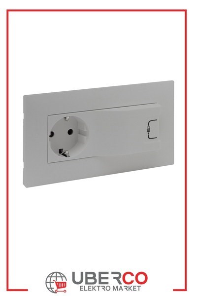 LEGRAND 768295Legrand Raventi TOPRAKLI PRIZ+USB ALUMINY.Legrand Raventi TOPRAKLI PRIZ+USB ALUMINY.{ubercoelektromarket}