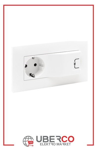 LEGRAND 768195Legrand Raventi TOPRAKLI PRIZ+USB BEYAZLegrand Raventi TOPRAKLI PRIZ+USB BEYAZ{ubercoelektromarket}